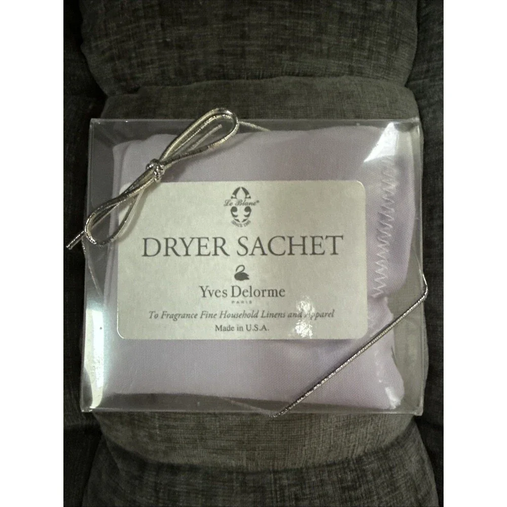 Le Blanc Single Pack Dryer Sachet Original Scent Yves Delorme Paris Made In USA